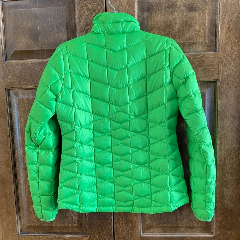 Marmot Bright Green with Fuschia Accents Puffer Jacket - Size S/P - Picture 4 of 4